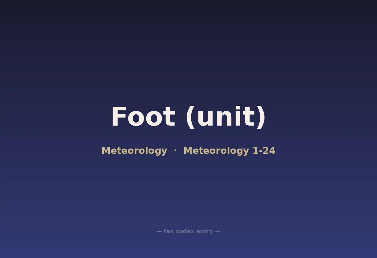 Foot (unit)