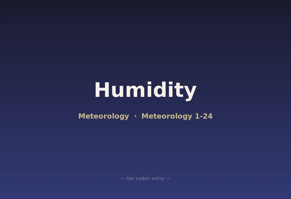 Humidity